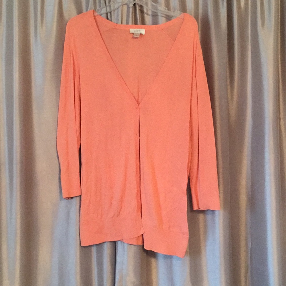 Peach Loft sweater